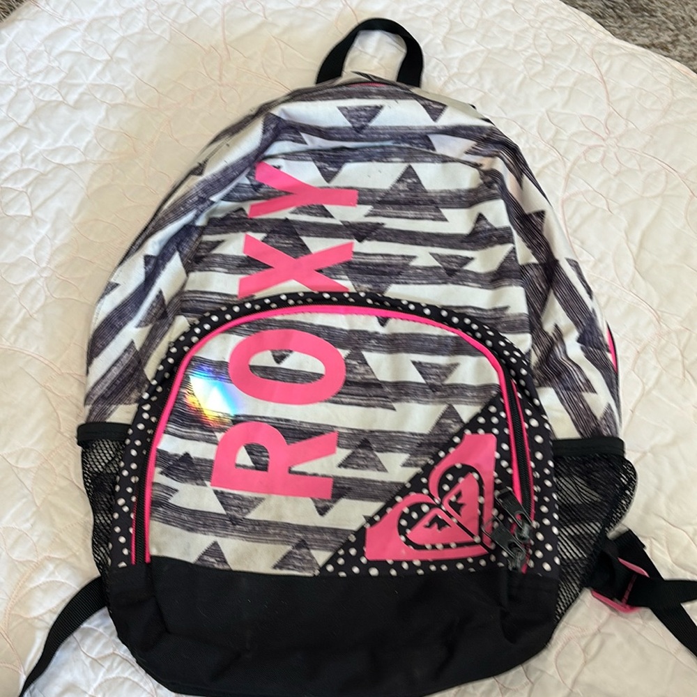Roxy back pack pink/black